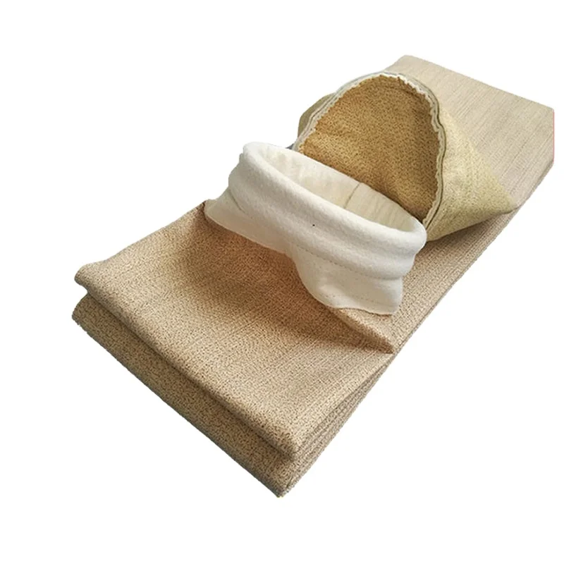 Needle Punched PPS P84 PTFE dust felt filter sock filter supplies for cement filter bag fabric