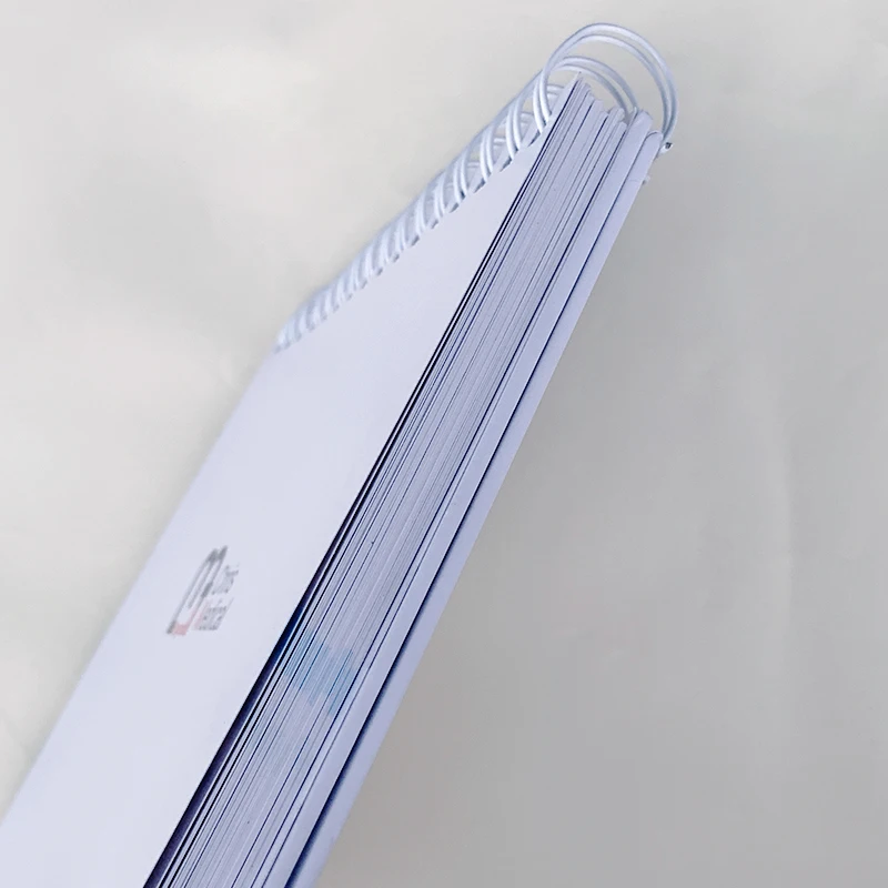 Wholesale 2025 2026 large luxury unique spiral calendar table desk flip calendar stand customized for office