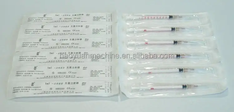 Disposable Syringe Packaging Machine Medical Gauze Nucleic acid detection disinfection cotton swab packing machine