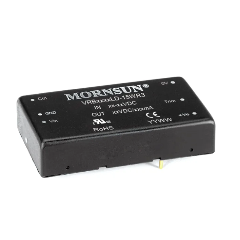 Mornsun VRB4812LD-15WR3 Ultra-wide Input 36V-75V 54V 60V DC to 12V DC Power Supply Converter 15W