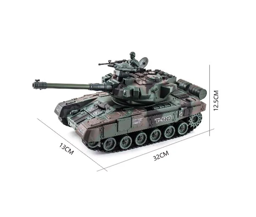 9 дюймов военный Радиоуправляемый танк игрушечный 1:12 с дистанционным управлением детский Забавный игрушки подсветкой
