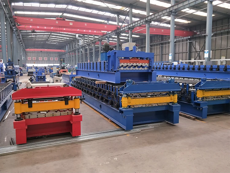 Trapezoidal tile making machinery Ibr roof glazed tile corrugated roofing sheet making machine