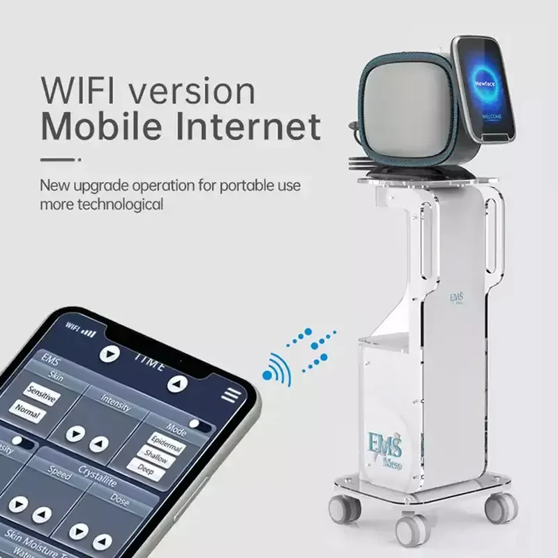 Portable Skin Rejuvenation Cryo Electroporation Jet Injector Serum Mesotherapy Gun Device No Needle Meso  Gun Machine