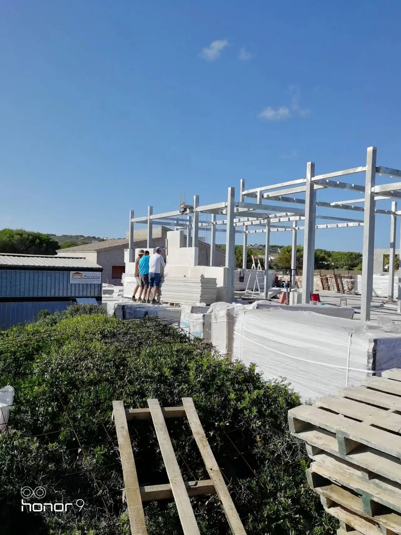 Fast Construction Low Cost Single Storey Flat Roof Mobile House