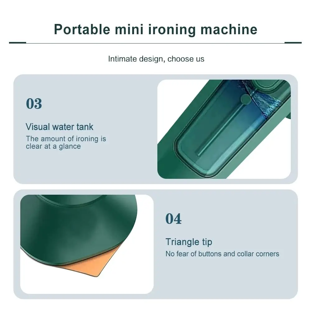 Household Fast Heat Portable Ironing Machine Mini Steam Iron Suitable For Home And Travel Handheld Clothes Garment Steamer