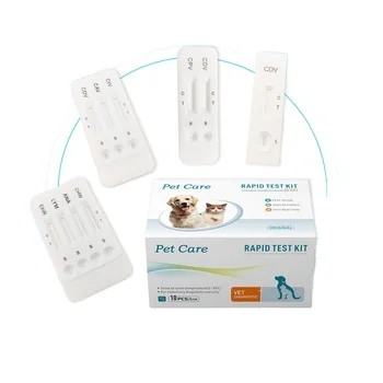 Ветеринарный тест для собак Парвовирус CPV Ag высокоточные тесты Giardia Test Kit