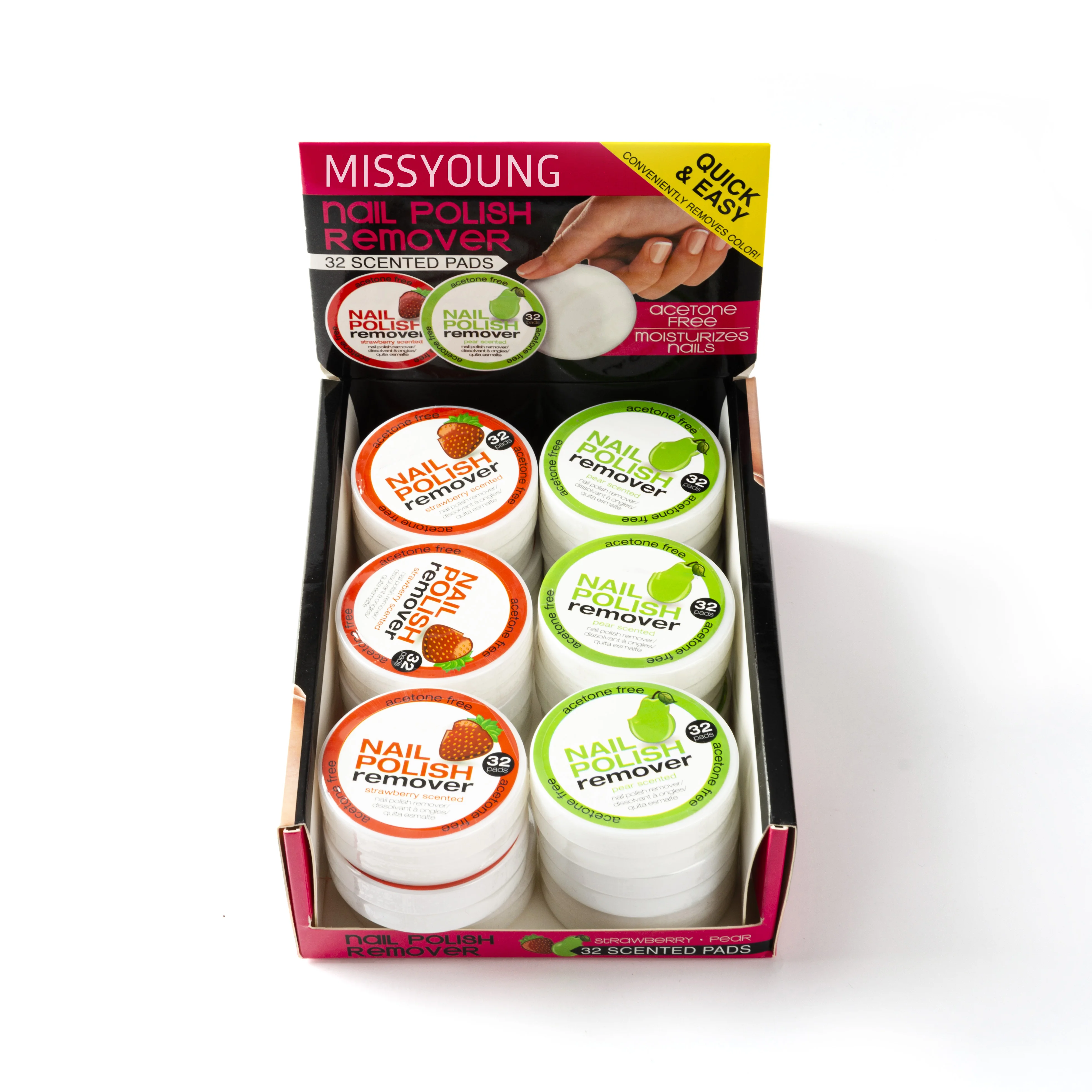 OEM/ODM Private Label Nail Polish Remover Pads For Nail