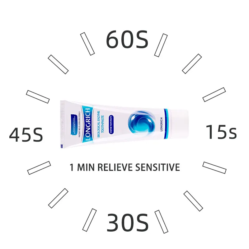 Longrich OEM/ODM customizable Made In China Superior Quality sensitive teeth  dentiste toothpaste with flouride