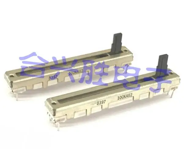 [VK] Япония ALPS 60 мм 6 см A100K 100KAX2 A100KX2 скользящий потенциометр Двойная электронная платформа для настройки пианино 8 футов