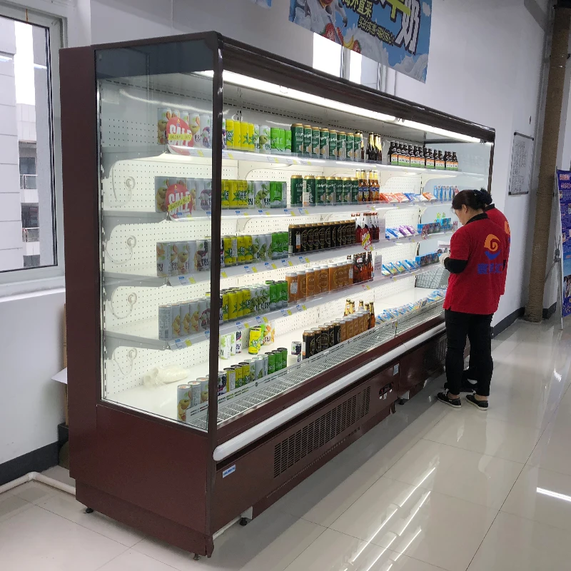 Sandwich Panel Glass Door Walk in Cooler Freezer Cold Room For Supermarket
