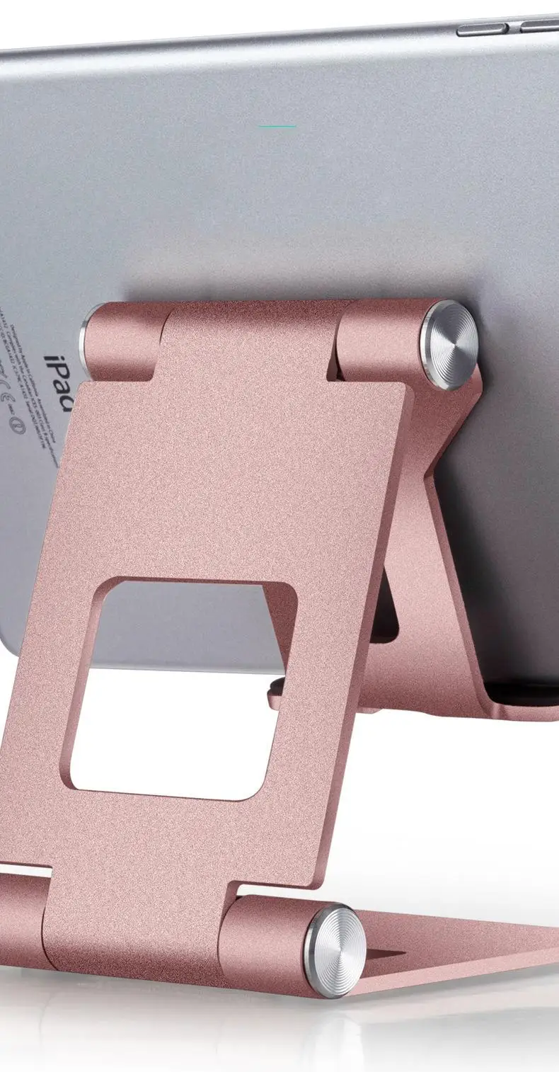 
New T Style Rotatable Foldable Flexible Lazy Portable Aluminium for iPad Tablet Stand Display Cell Phone Holder 