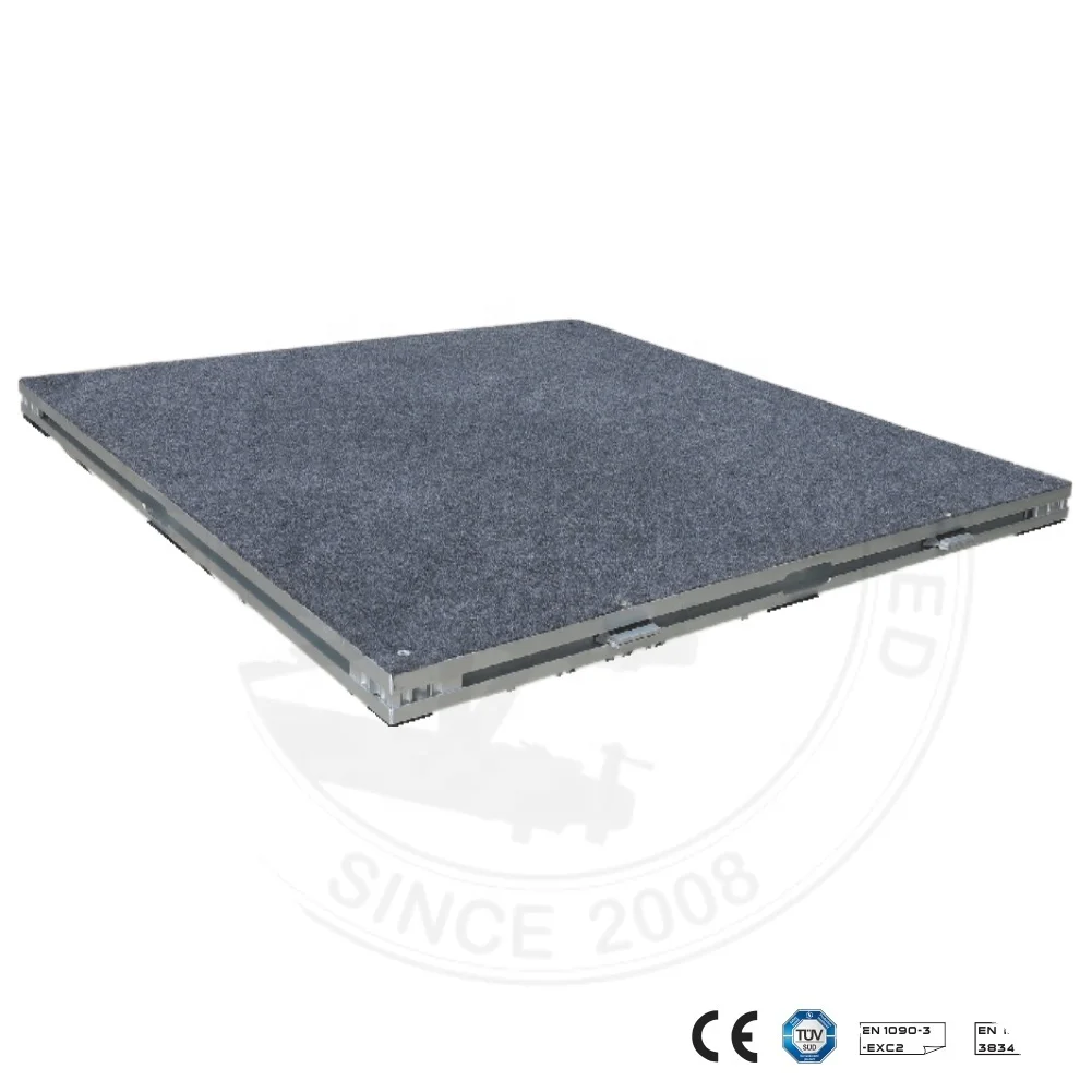 Популярный портативный сценический барабан Riser/DJ platform100cmx100cm