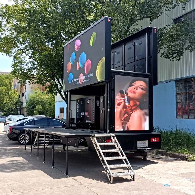 JCT 3360W LED digital screen ISUZU/FOTON/DONGFENG/HINO billboard advertising truck for sale