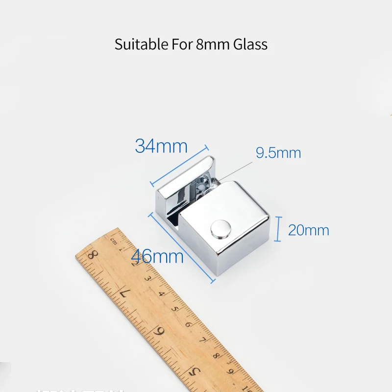 Black Bathroom Other Shower Room Accessories 8mm Glass Door Accessories Patch Fitting Guide Block