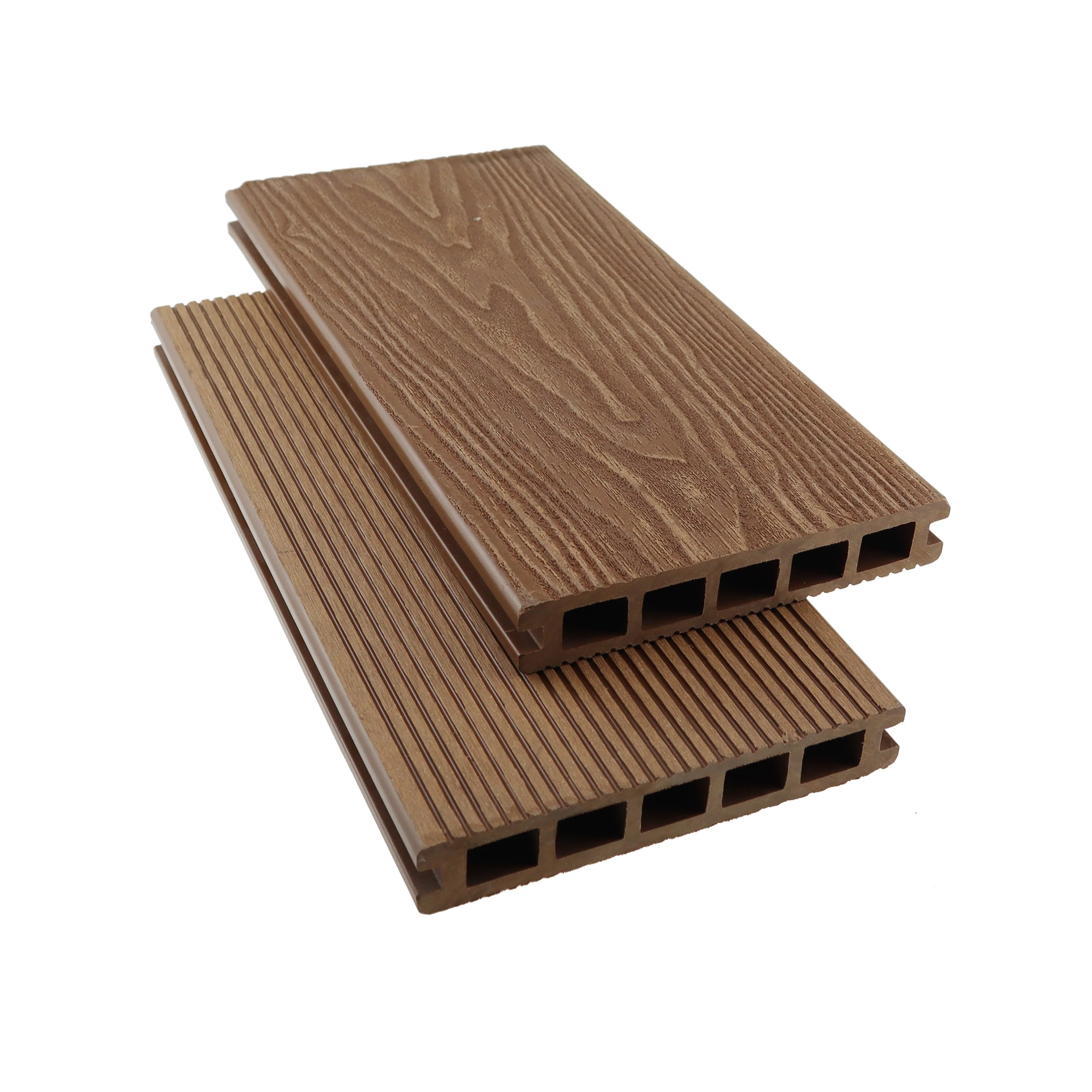 
2020 New 3D wood grain deck online deep embossed wpc decking wood plastic composite deck for outdoor 