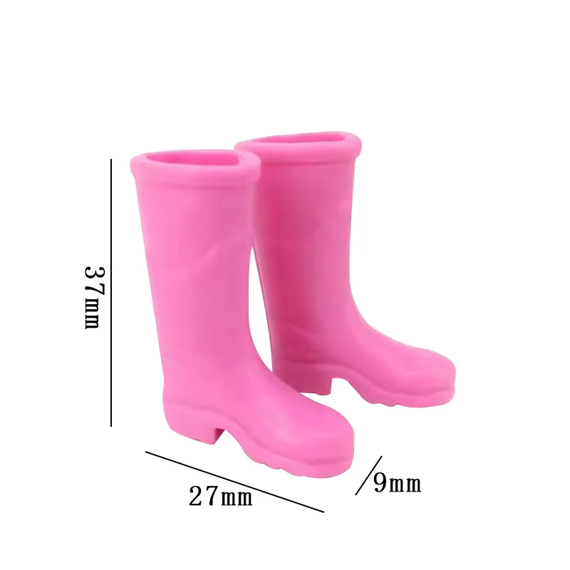 1:12 Doll Toy High Heels Mini 2.7cm Model Miniature Plastic Boots