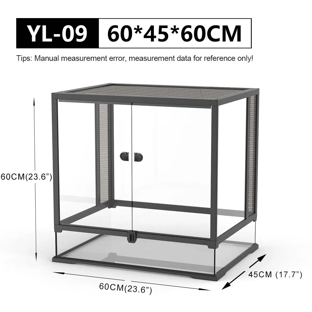NOMOY PET Reptile glass terrarium rainforest for Bearded Dragon Tortoise Reptile Amphibian