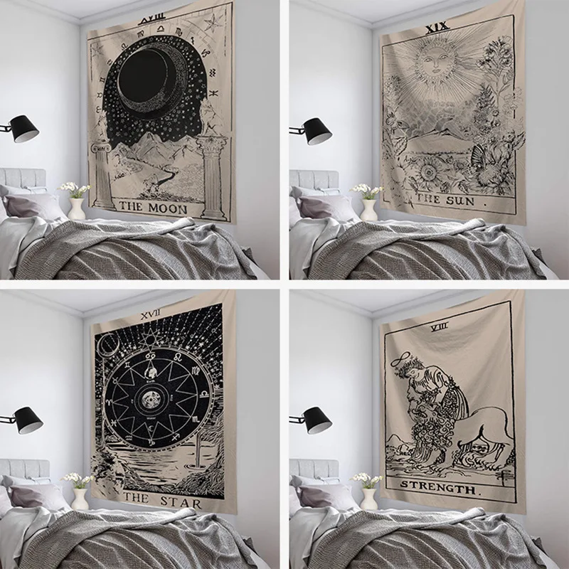 Hot Sale Tarot Astrological Wall Tapestry Living Room Bedroom Background Custom Tapestry Wall Hanging