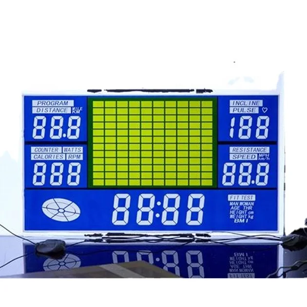 Monochrome Negative LCD Display Custom Negative Lcd Display Moldule Segment Lcd Screen