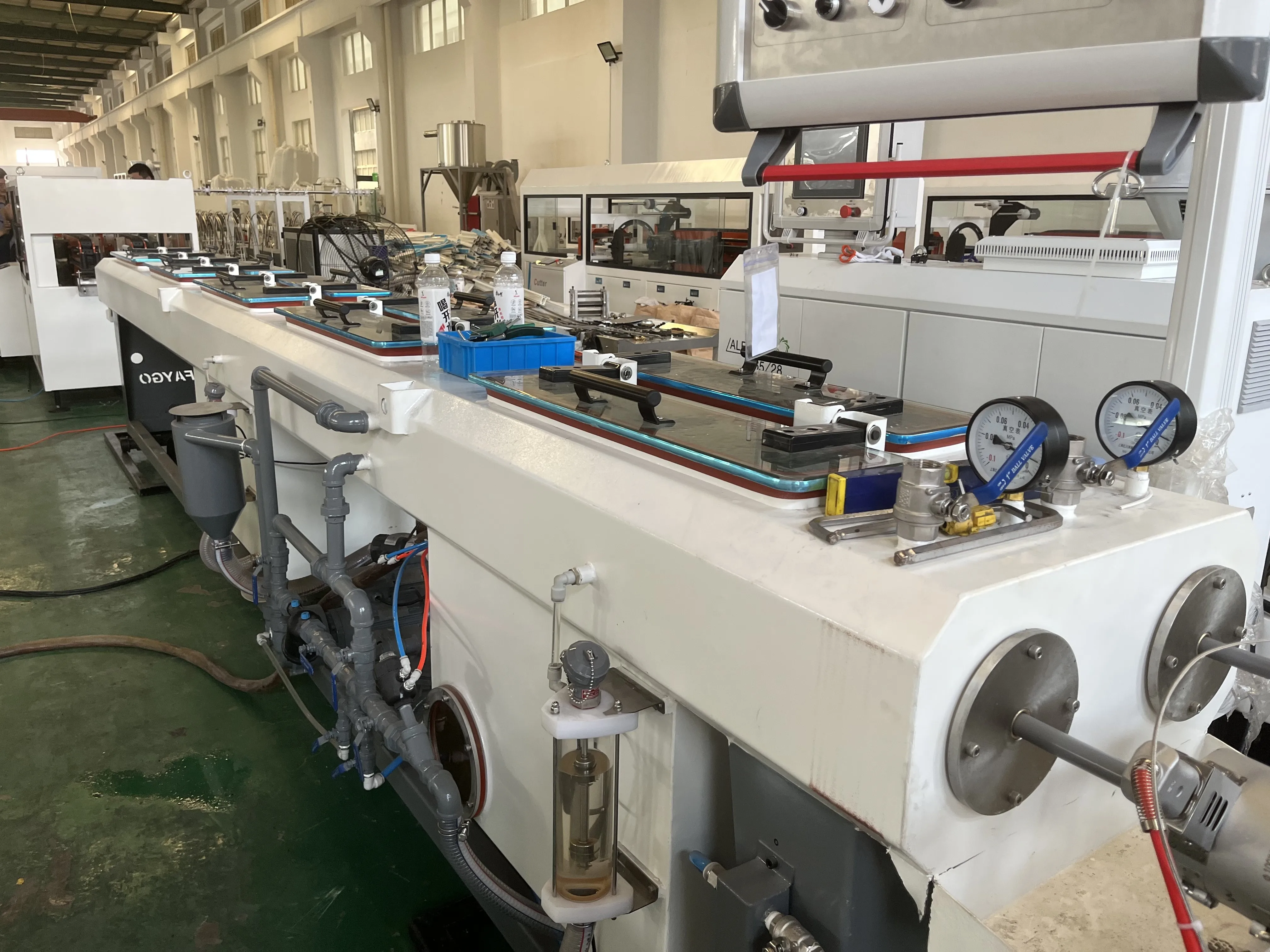 FAYGO UNION corrugated pipe extrusion line and single screw extruder with high quality and good price