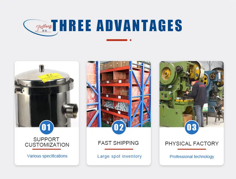 ss304 Stainless Steel Bag Filter Housing for water treatment 