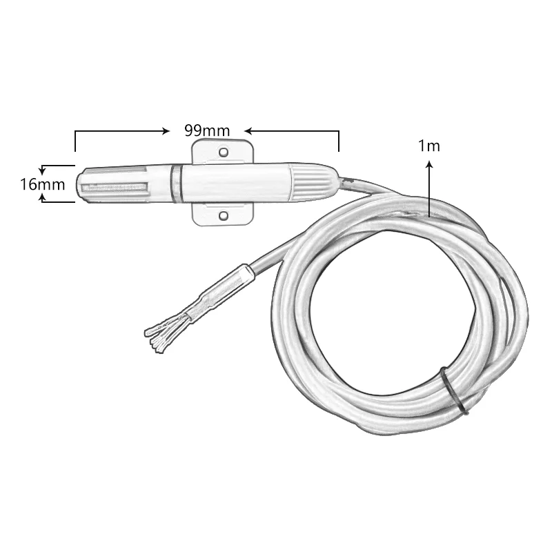 Temperature Humidity Transmitter RS485 Modbus Temperature Sensor