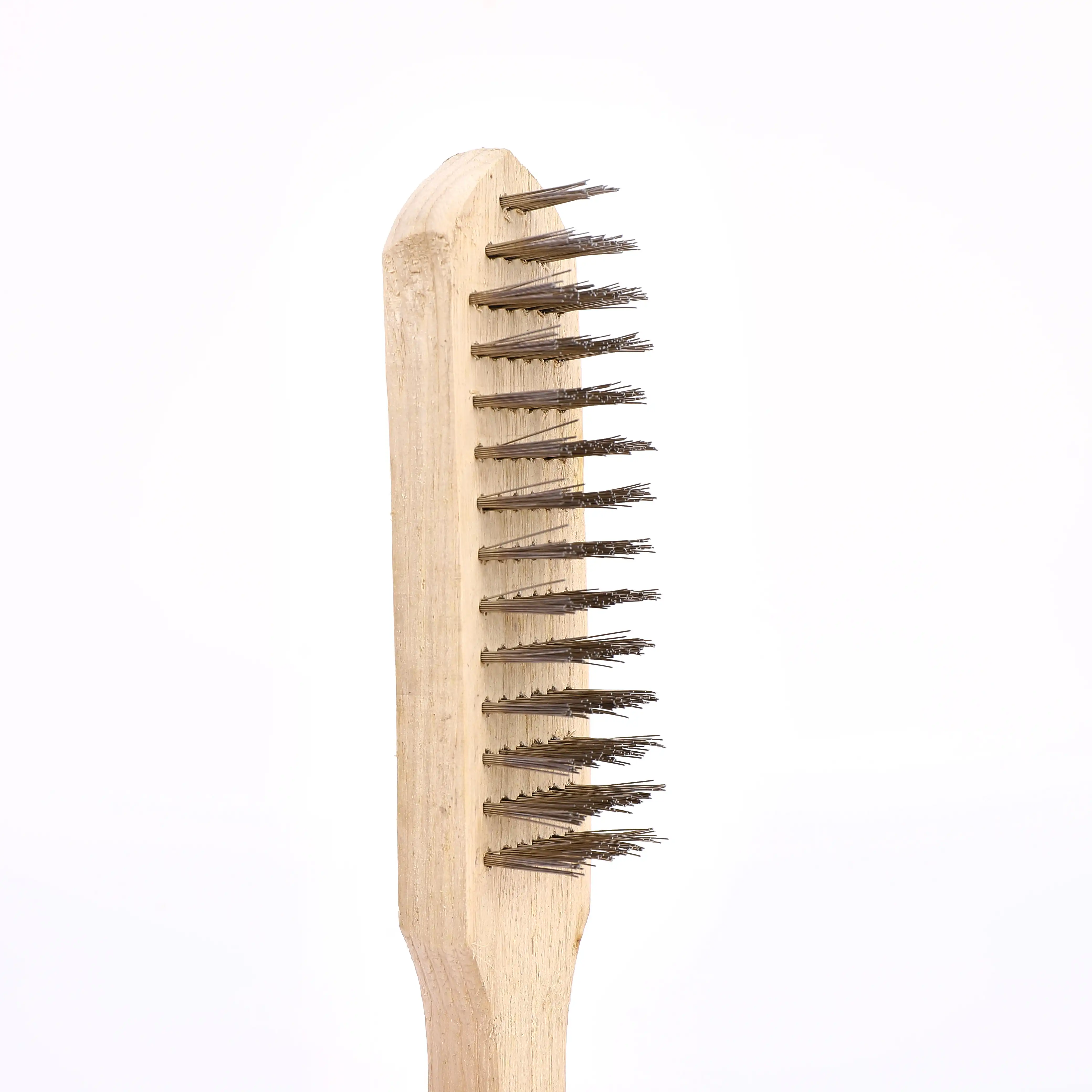 Non Sparking Tools American Type Manufacturer Drill Copper Wire Brush Wooden Handle