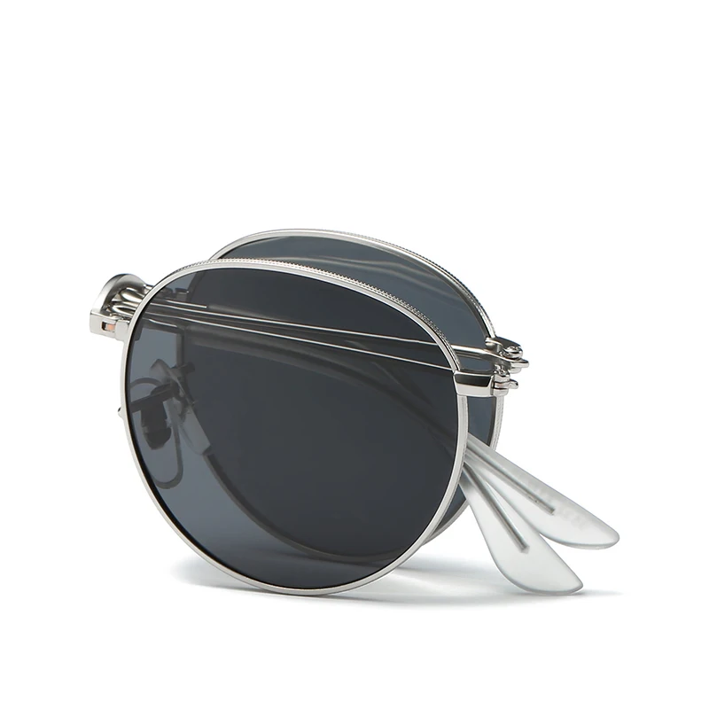 Metal Frame Foldable Black Sunglasses Classic Unisex Driving Polarized Ray Band Sun Glasses Brand Designer Luxury Men Women FSK