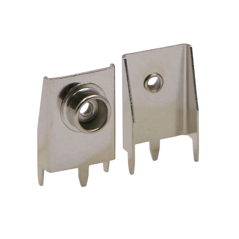 Nickel Plated Brass 9 Volt Battery Contact 9V PCB Battery Terminal BC-693-NI