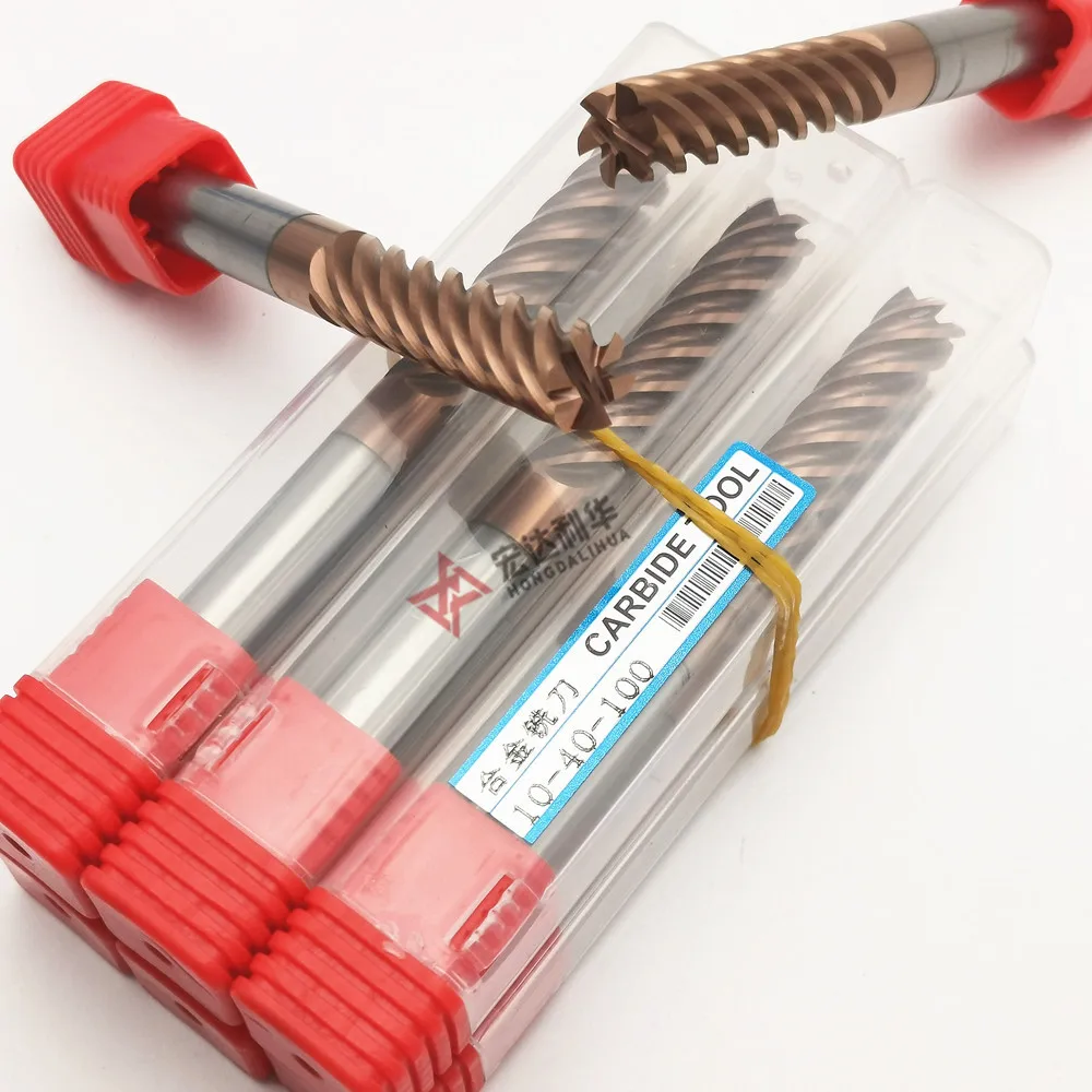 2 Flute HRC45 55 65 Ball Head Shank CNC Milling Cutter Sets Tungsten Steel Cut Bits Round Nose End Mill