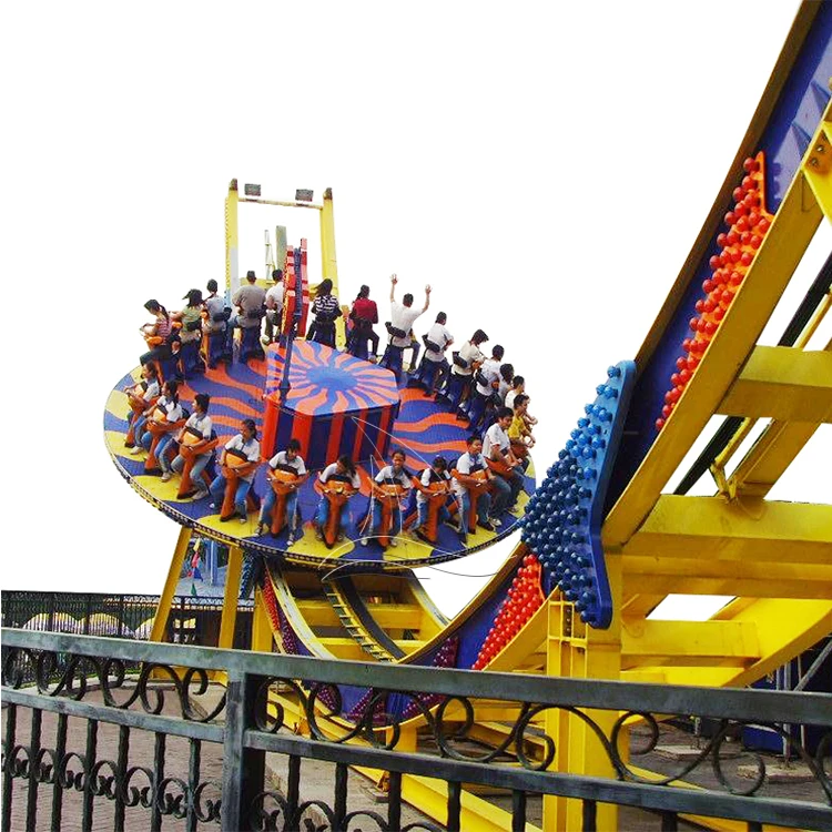 Thrilling Flying UFO Attraction Amusement Park Equipment City Center Park Flying Disco Games Ride For Sale