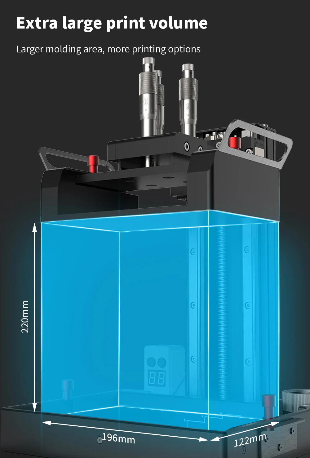 2022 Biqu New Upgraded Diy High Precision 3 D Printer Resin Lcd 3d Printer 4k Mono