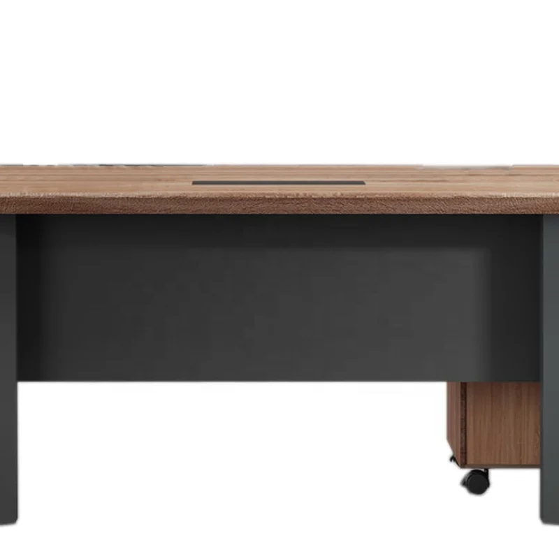 Офисная мебель в промышленном стиле стол руководителя WESOME деревянная коммерческая современная для кабинета раздвижная