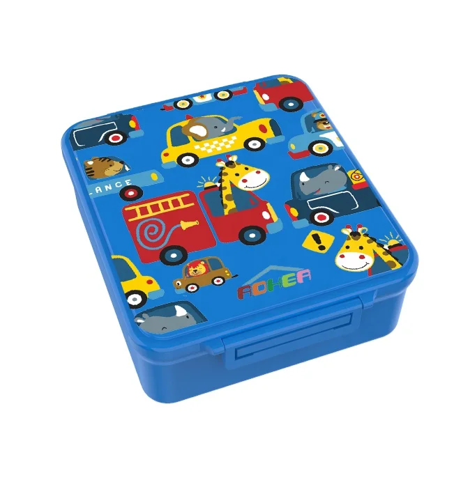 Aohea Children portable lunch box leak-proof compartmentalized bento box stainless steel thermos food jar