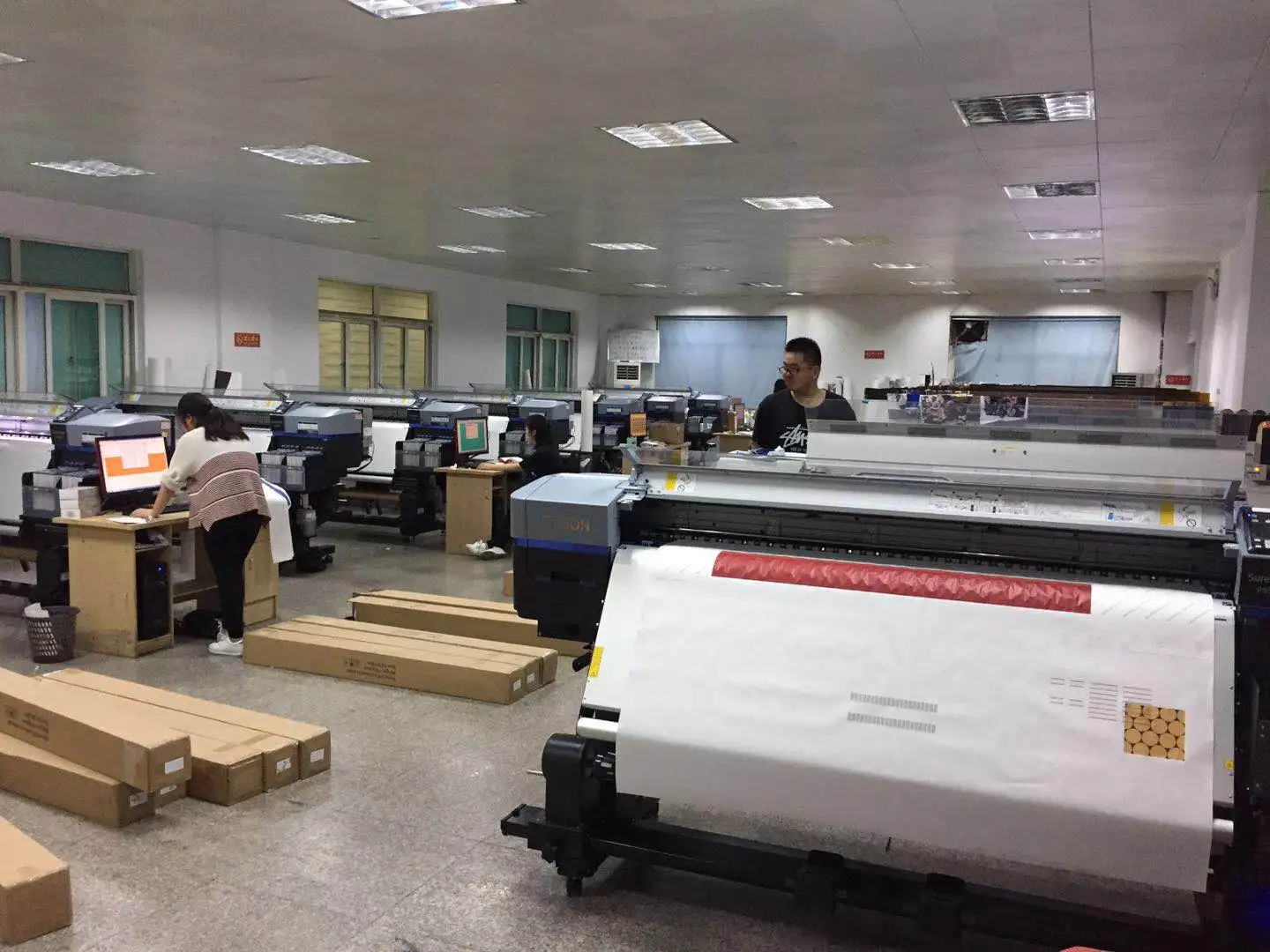 Double TFP head second hand SC-F9380 F9370 eps Surecolor sublimation printing used inkjet printer machine