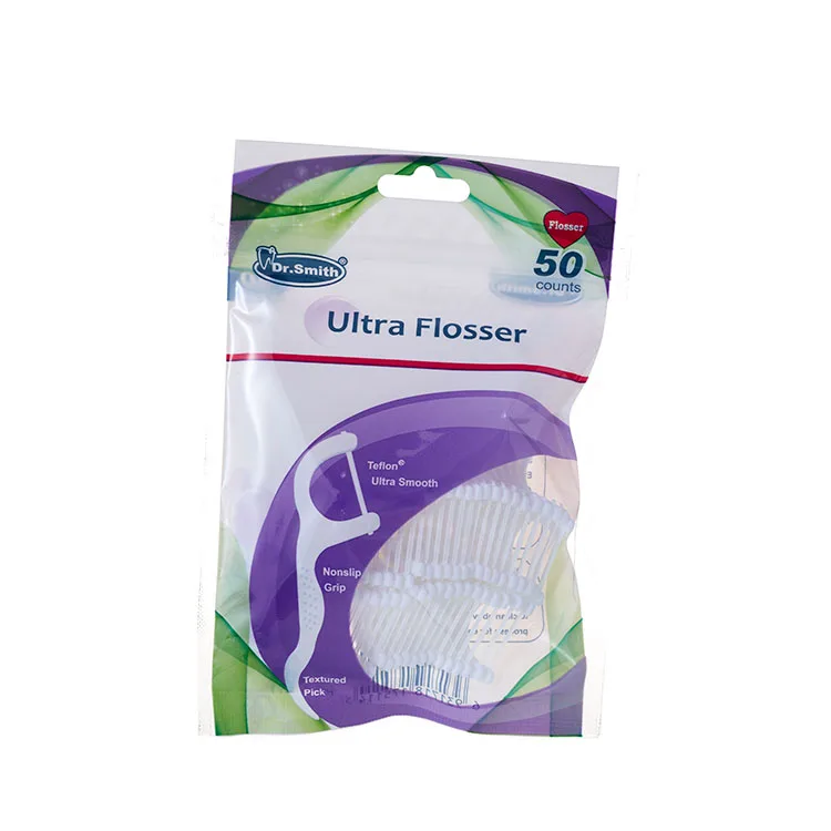 Factory  Selling 50pcs  Individual Silk Dental Floss Pick  floss sticks  Dental Floss cheap dental floss mini dental flosser