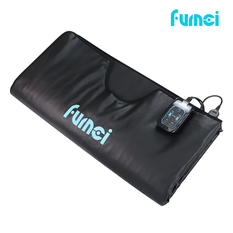 100%Factory best rated customizable infrared sauna blanket detox 1 zone zip up sauna blanket low emf