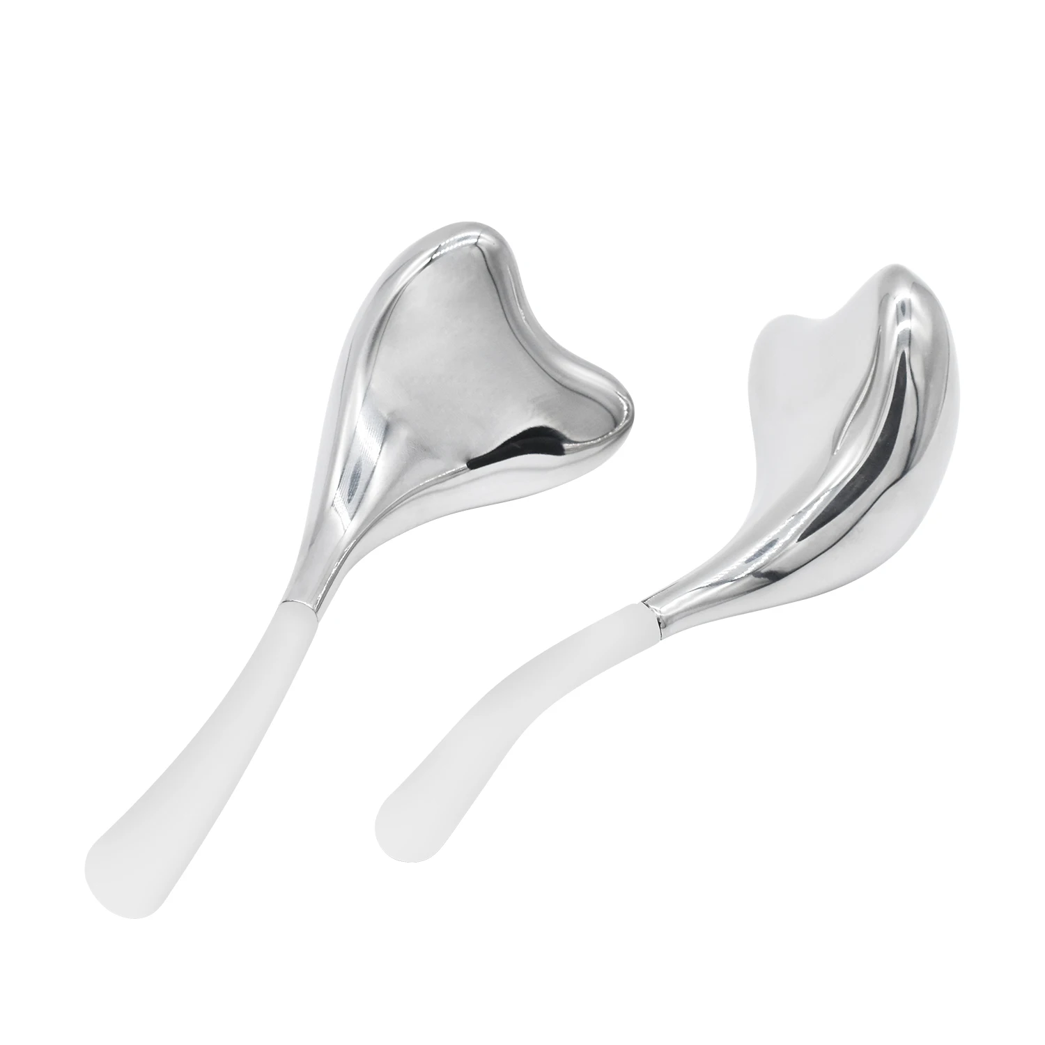 Metal Cryo Tools Freeze Therapy Custom Ice Globes Cooling Stainless Steel Facial Massager Ice Massage Spoon Face Cryo Sticks