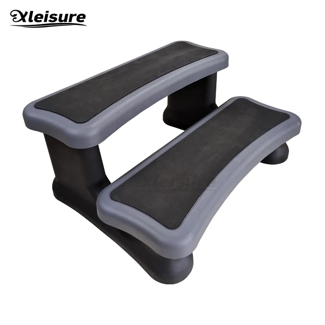 high quality plastic hot tub step 2*steps spa step fits any spa tub