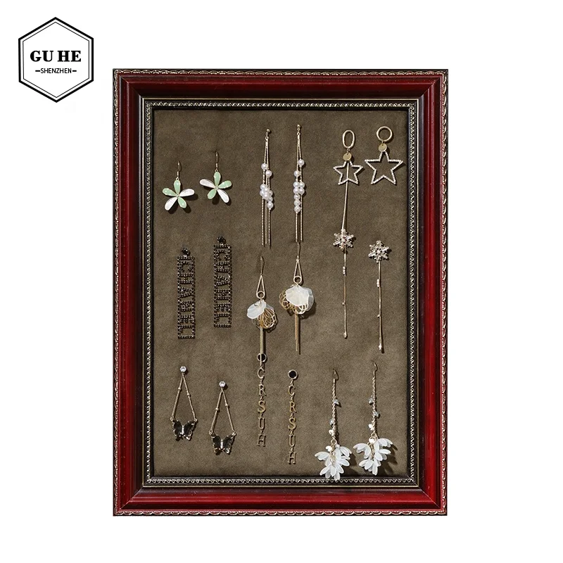 Китайский ветер восстановление древних способов китайские ювелирные изделия стойки оптовая поддержка под заказ из массива дерева ювелирные изделия Дисплей Рамка