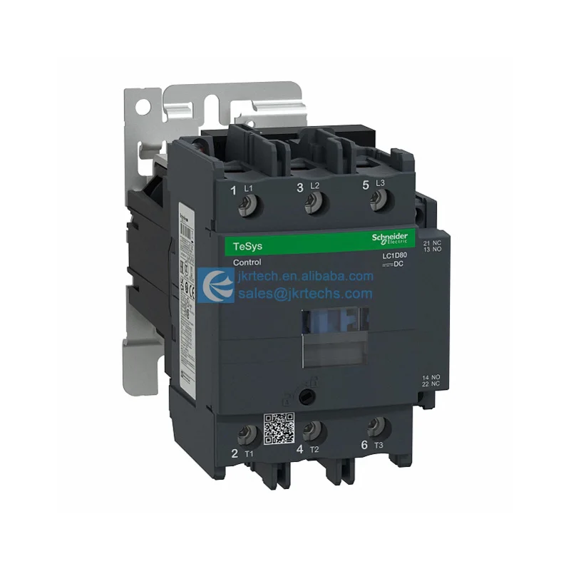 Original PCB Relays LC1D80FD TeSys Electromechanical Contactors 3PST-NO 3 Form A 110VDC Coil Chassis Mount DIN Rail LC1D-80FD