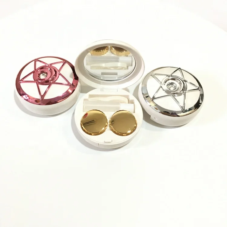 Высший сорт дорожный алмаз контактные линзы Чехол класса люкс, контактные линзы, контактные линзы коробка A-8033