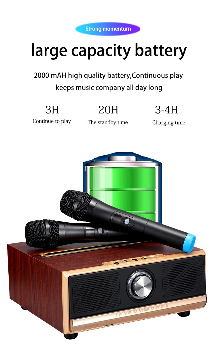 Top Selling Family KTV Super Bass Stereo Home Speaker Wireless