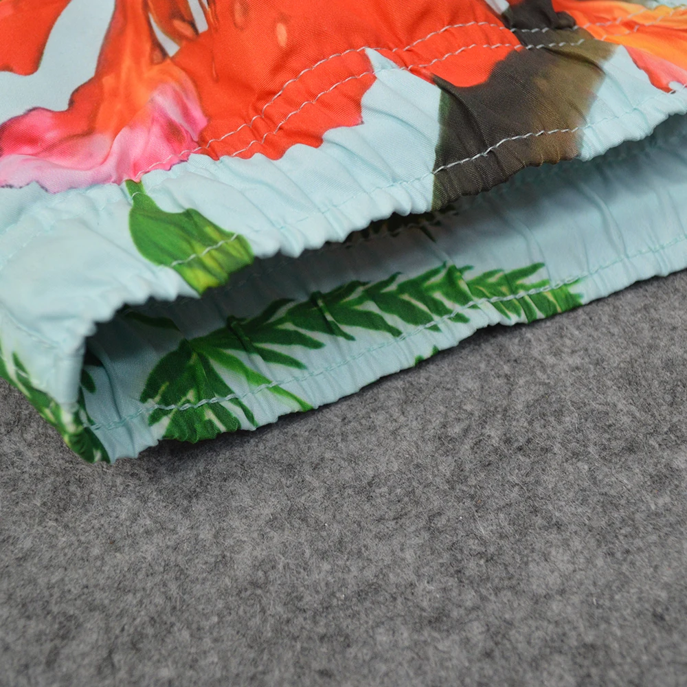 Custom Wholesale Beach Shorts Sublimation Printed Floral Swimwear Board Short Swim Trunk For Mens OEM Casual Quick Dry Beachwear