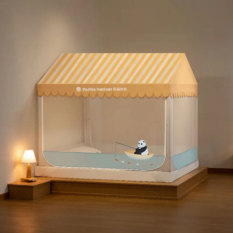 Medoga Ice Cream Playhouse Children Toy Tents Kids Livingroom Baby Products Mosquito Net Play Yards