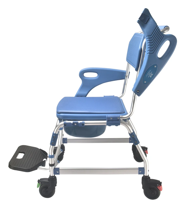 portable toilet commode chair swift delivery chair made of eco plastic easy care seat for eldely with toilet and wheels