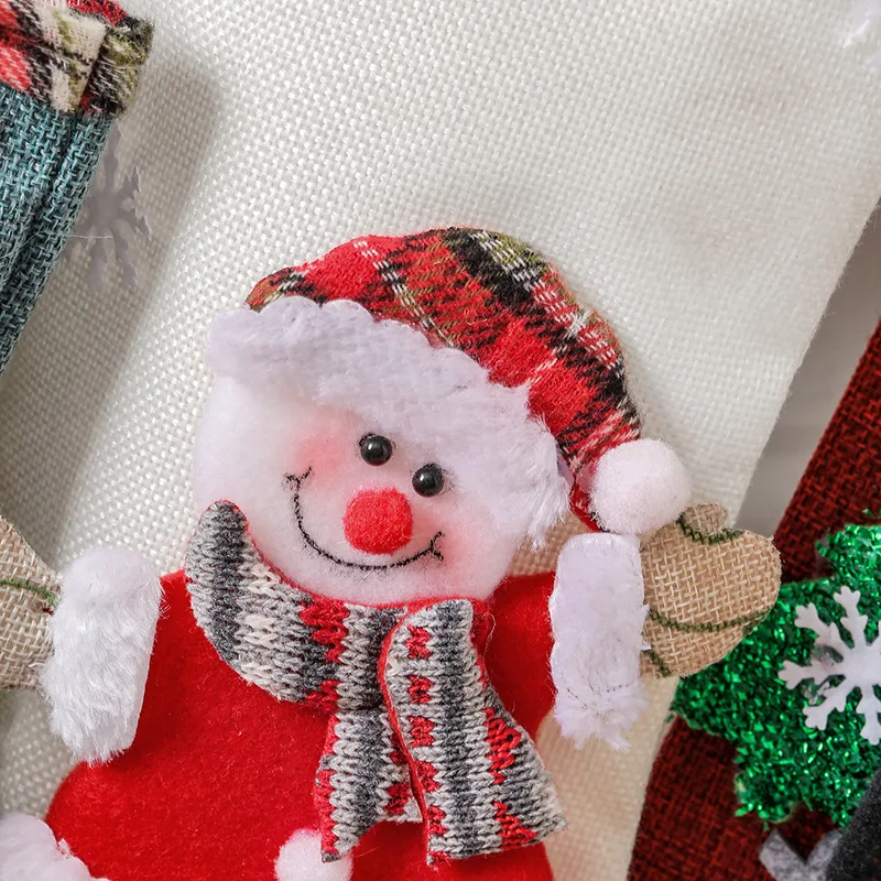 Factory direct wholesale large Christmas gift bag Christmas tree ornaments candy bag Christmas decoration socks