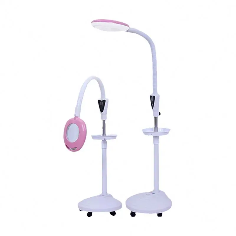 
Customizable plug beauty salon manicure tattoo equipment flectional led light magnifying lamp 