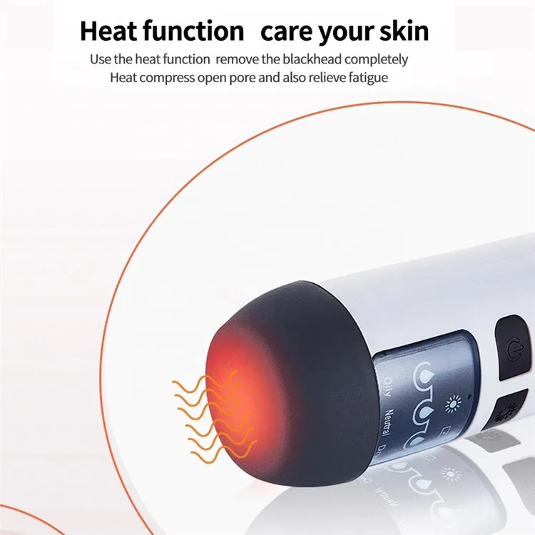 Factory Wholesale Private Label Portable Rechargeable Electric Pore Cleaner Face Facial Blackhead Remover Vacuum
