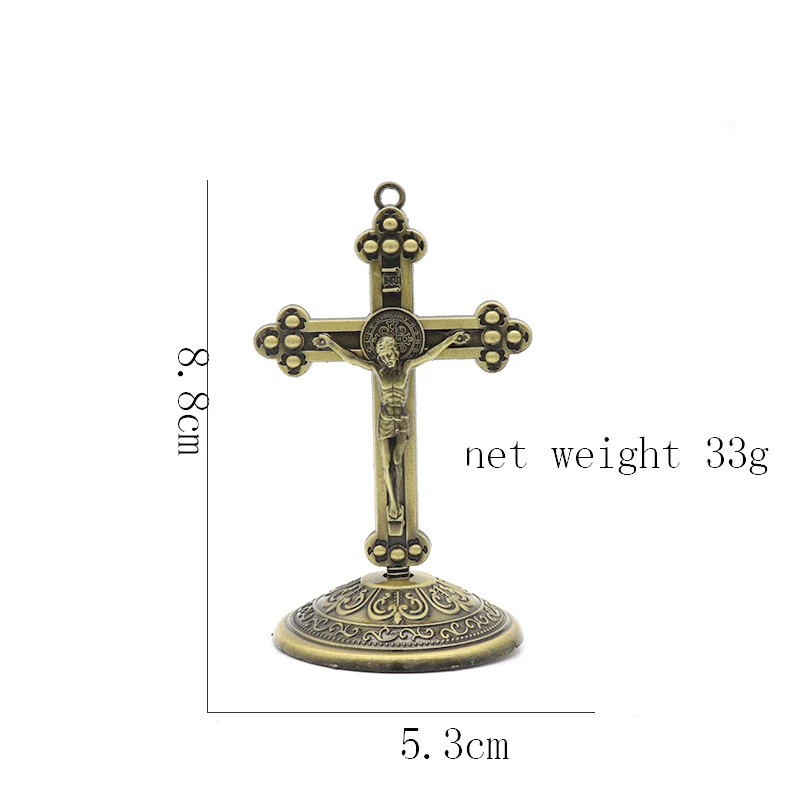 2021 High Quality Crafts Metal Crucifix Christ Religious Catholic Decor Cross